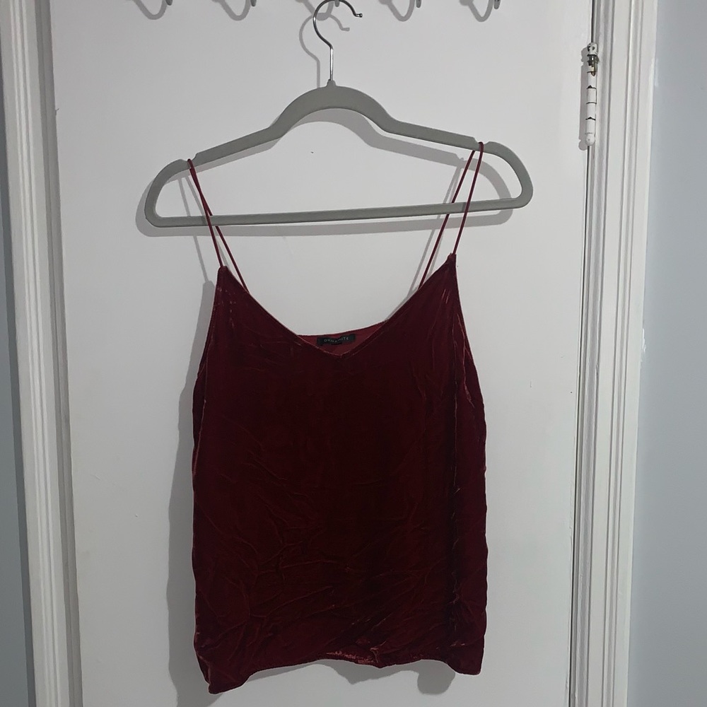 Dynamite ~ Velour Cami